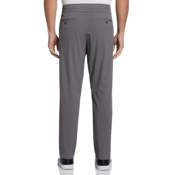 Perry Ellis Slim-Fit TechWorks Drawstring Dress Pant Smoked Pearl Large NWT - Picture 6 of 7